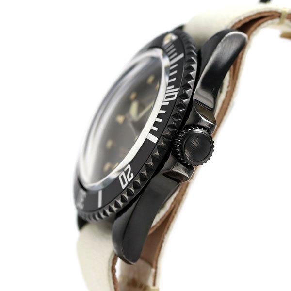 ヴァーグウォッチ ブラック サブ 40mm メンズ 腕時計 ブランド BS-L-N003 父の日 プレゼント 実用的｜nanaple｜03