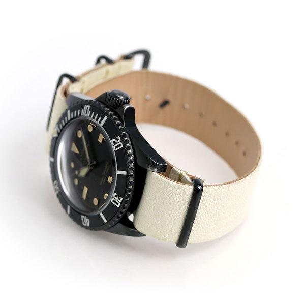ヴァーグウォッチ ブラック サブ 40mm メンズ 腕時計 ブランド BS-L-N003 父の日 プレゼント 実用的｜nanaple｜04