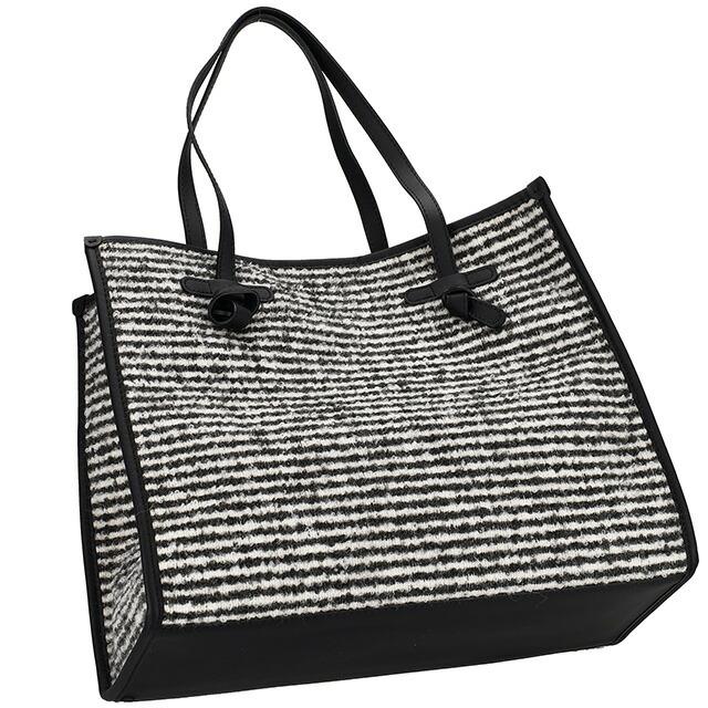 ジャンニキアリーニ トートバッグ レディース ブランド GIANNI CHIARINI BS 6850 PULLOVER ホワイト/ブラック GIANNI CHIARINI（ジャンニ キアリーニ） トートバッグ レディース