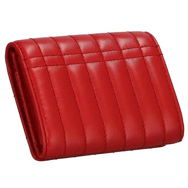 バ−バリ− 三つ折り財布 レディース ブランド BURBERRY 8064824 レッド ウォレット 高級 おしゃれ プレゼント 実用的 BURBERRY（バーバリー） 三つ折り財布 レディース ブランド BURBERRY