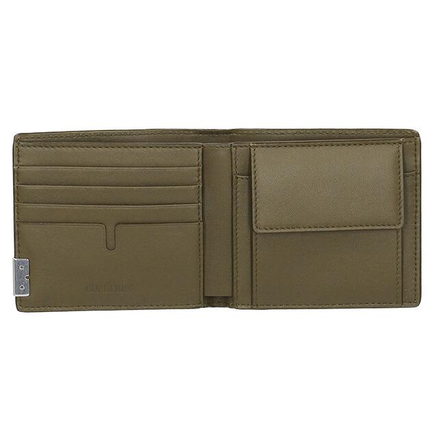 バーバリー 二つ折り財布 メンズ ブランド BURBERRY 8083749 ブラウンの画像