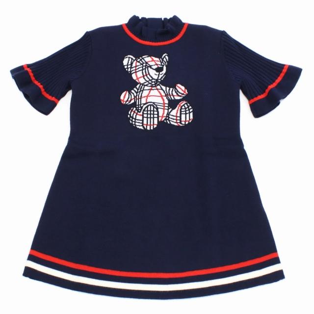 バーバリー　ワンピース　90センチ バーバリー シルバーグレーチェックのワンピース 90 / ブランド