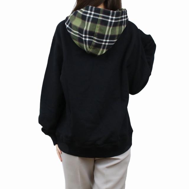 BURBERRY バーバリー 8055905 パーカー BLACK ブラック レディース バーバリー ブランド パーカー レディース BURBERRY コットン100