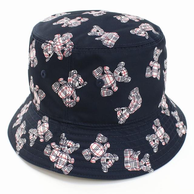 バーバリー ブランド ベビー帽子 赤ちゃん ハット ベビー イタリア 8055990 NAVY ネイビー系 マルチカラー 小物 選べるモデル おしゃれ プレゼント ギフトの画像