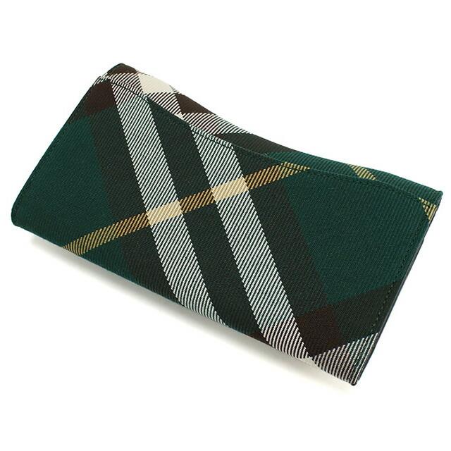 BURBERRY バーバリー 8081652 長財布三折小銭入付き HUNTER グリーン系 レディース BURBERRY（バーバリー） 長財布三折小銭入付き レディース ブランド