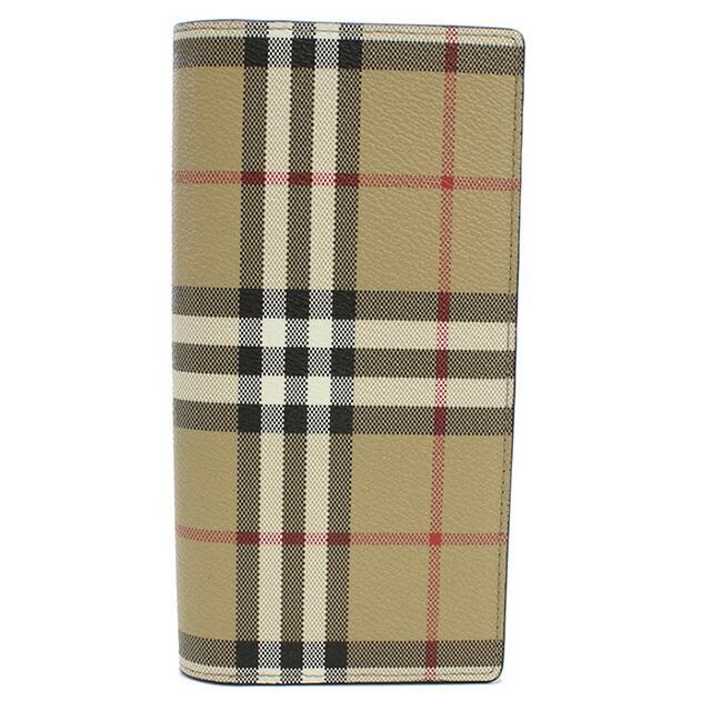 バーバリー 長財布ニ折小銭入付き メンズ ブランド BURBERRY 8084168 ARCHIVE BEIGE 財布の画像