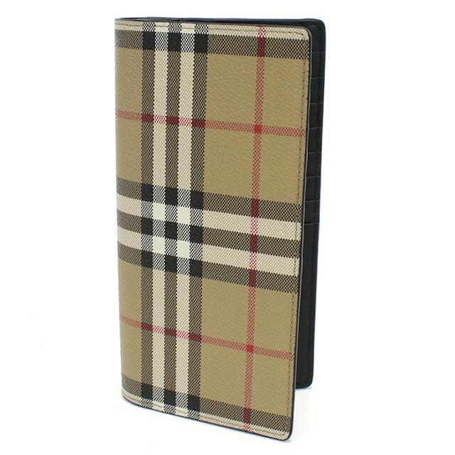 バーバリー 長財布ニ折小銭入付き メンズ ブランド BURBERRY 8084168 ARCHIVE BEIGE 財布の画像