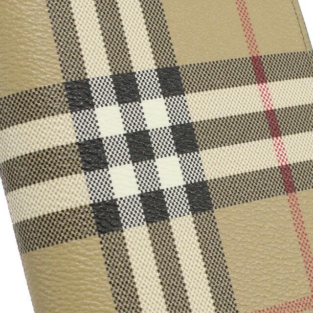 バーバリー 長財布ニ折小銭入付き メンズ ブランド BURBERRY 8084168 ARCHIVE BEIGE 財布の画像