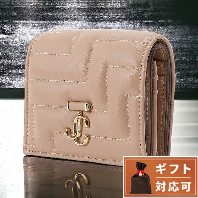 JIMMY CHOO 本日さらに+16倍 ジミーチュウ ブランド 二つ折り財布 