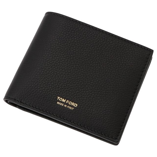 TOM FORD 財布 二つ折り 札入れ Y0228 LCL158G ゴールド TOM FORD（トムフォード） ブランド 二つ折り財布 メンズ Y0228