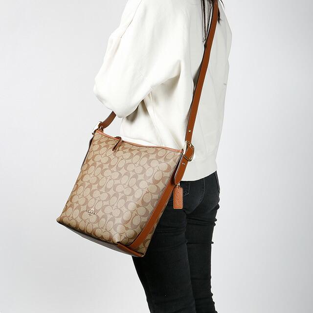 COACH ショルダーバッグ ベージュ/ブラウン