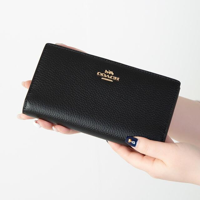 新品未使用コーチ長財布シグネチャーストラップ付きブラックレディースメンズ送料無料 COACH（コーチ） 長財布 メンズ レディース ブランド COACH C8329