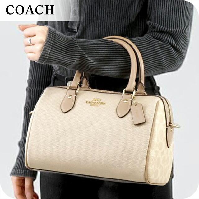 COACH ハンドバッグ ベージュ ブラウン がま口 COACH（コーチ） ハンドバッグ レディース ブランド COACH Cambodia
