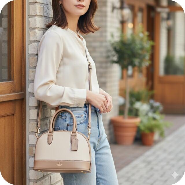 COACH（コーチ） ハンドバッグ 2way ショルダーバッグ 斜めがけ