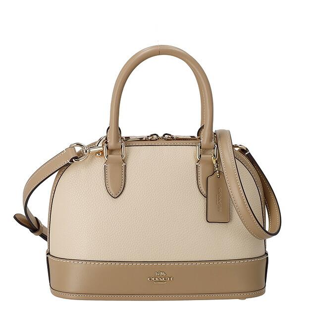 コーチ ハンドバッグ F40757 ネイビー/ベージュ COACH（コーチ） ハンドバッグ 2way ショルダーバッグ 斜めがけ