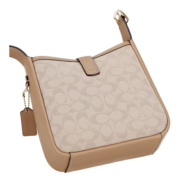 COACH ショルダーバッグ ブラウン/ライトブルー 保存袋付き COACH（コーチ） ショルダーバッグ レディース ブランド COACH