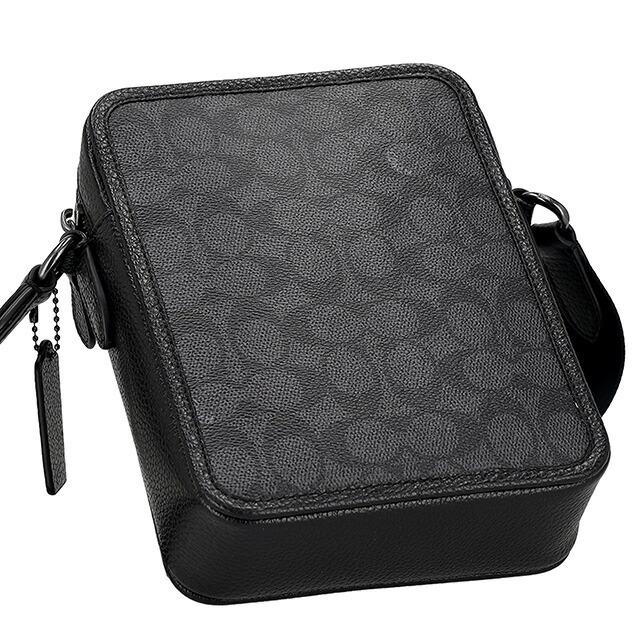 COACH ボディバッグ ショルダーバッグ シグネチャー ブラック メンズ COACH コーチ ショルダーバッグ メンズ ブランド CAT78