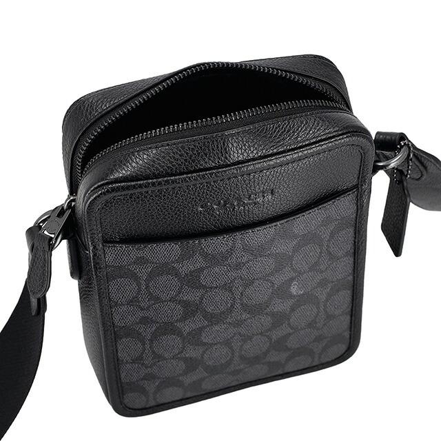 COACH ボディバッグ ショルダーバッグ シグネチャー ブラック メンズ COACH コーチ ショルダーバッグ メンズ ブランド CAT78
