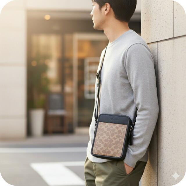 COACH（コーチ） ショルダーバッグ メッセンジャーバッグ メンズ CAT78