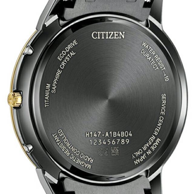 シチズン エクシード LIGHT in BLACK Eco-Drive 50th Anniversary Edition 腕時計 メンズ チタン 数量限定 電波ソーラー CITIZEN EXCEED CB1147-61Eの画像