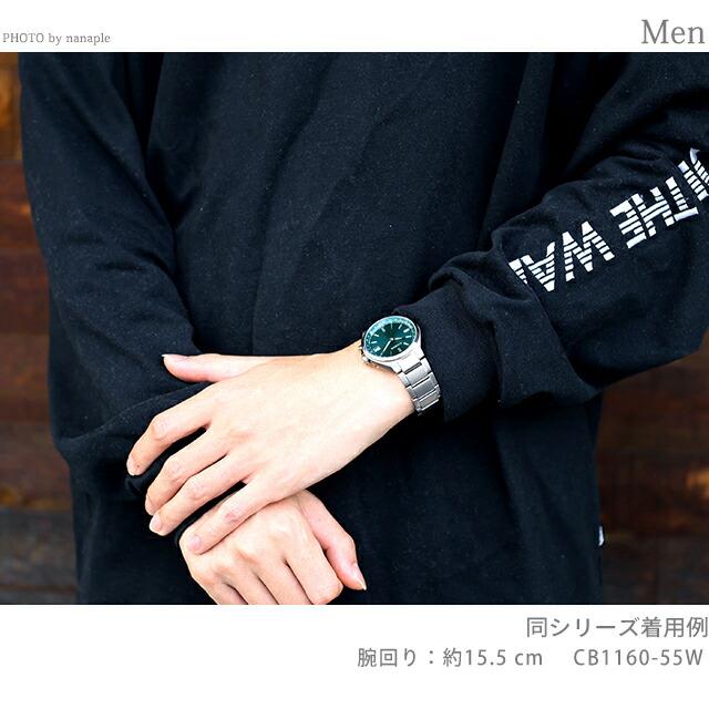 シチズン コレクション ダイレクトフライト エコドライブ電波 腕時計 ブランド メンズ チタン 電波ソーラー CITIZEN COLLECTION CB1160-55Aの画像