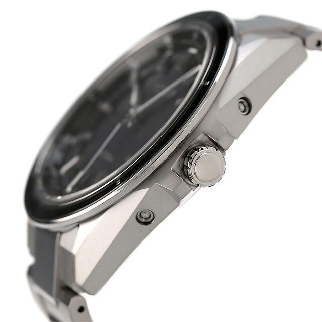 美品【CITIZEN】アテッサ ATTESA エコドライブ ACT Line 電波 腕時計 メンズ チタン ブラック文字盤 CB3030-76E ACT Line シチズン アテッサ エコドライブ ソーラー電波 腕時計