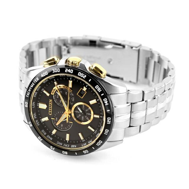 シチズン コレクション ダイレクトフライト 腕時計 メンズ 数量限定 クロノグラフ 電波ソーラー CITIZEN COLLECTION CB5879-53Eの画像