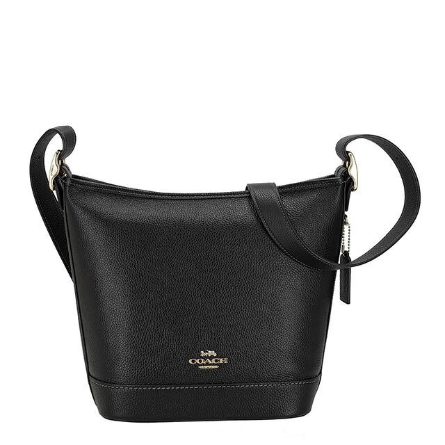美品✨COACH コーチ メッセンジャーバッグ ヘリテージ レザー フラップ 黒 COACH（コーチ） ショルダーバッグ メッセンジャーバッグ レディース