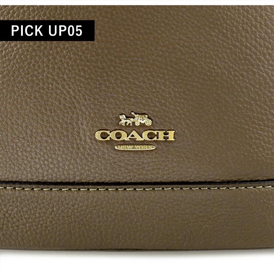 COACH コーチ ショルダーバッグ メッセンジャーバッグ レディース レザー CBH18 IMV2R ダークストーン ブラウン 斜めがけの画像