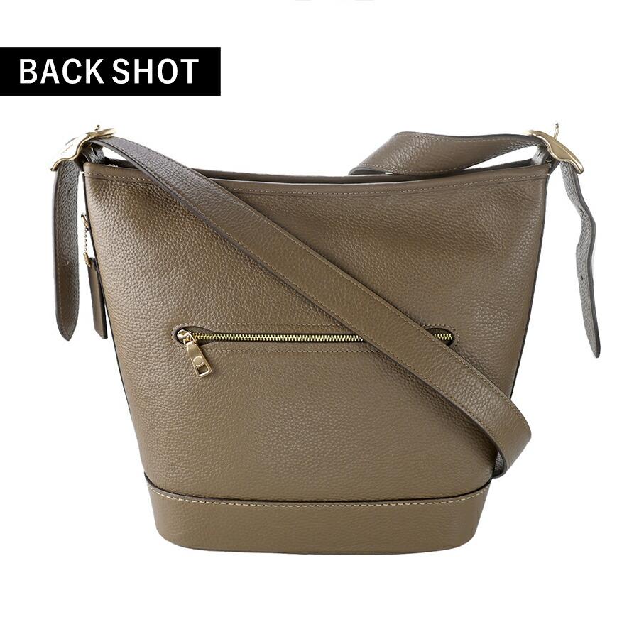 COACH コーチ ショルダーバッグ メッセンジャーバッグ レディース レザー CBH18 IMV2R ダークストーン ブラウン 斜めがけの画像