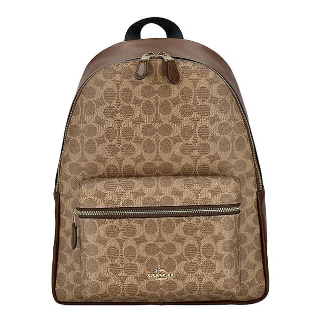 コーチ バックパック レディース ブランド COACH CCQ06 IMXHE タン/ブラウン f58314の画像
