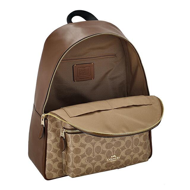 コーチ バックパック レディース ブランド COACH CCQ06 IMXHE タン/ブラウン f58314の画像