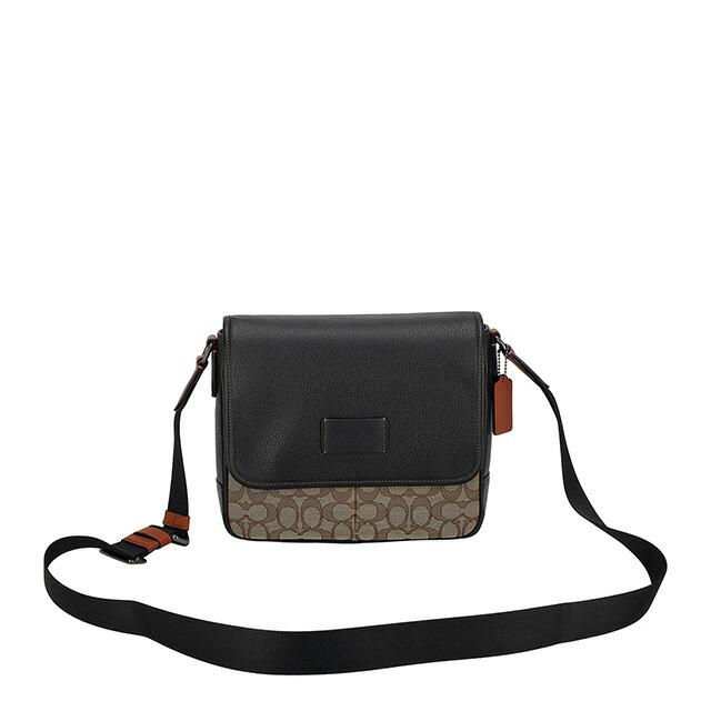 【美品】コーチ CE534ショルダーバッグ レザー 斜め掛け シグネチャー COACH（コーチ） ショルダーバッグ メッセンジャーバッグ メンズ CE534