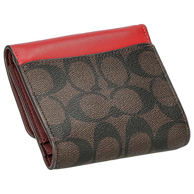 COACH コーチ 三つ折り財布 レディース ブランド シグネチャー