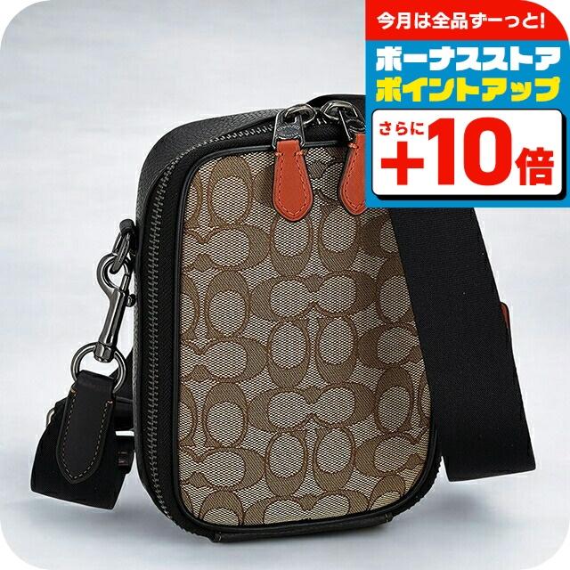 ✨最終お値下げ✨極美品　コーチメンズダークブラウン レザー バッグ COACH（コーチ） ショルダーバッグ メンズ ブランド COACH CH097 QBV1R