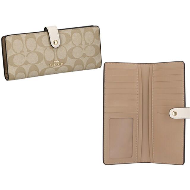 COACH コーチ ミディアム 財布 長財布 モリー シグネチャー COACH（コーチ） 長財布 メンズ レディース ブランド シグネチャー