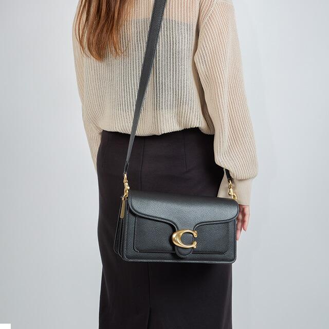 COACH 黒 レザーハンドバッグ オールドCOACH 黒 レザーハンドバッグ - メルカリ