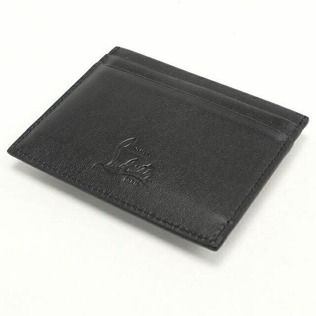 クリスチャン ルブタン カードケース レディース ブランド Christian Louboutin 3165043 ブラックの画像