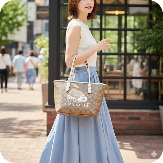 COACH（コーチ） トートバッグ 2way ショルダー レディース