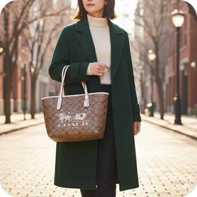 COACH（コーチ） トートバッグ 2way ショルダー レディース