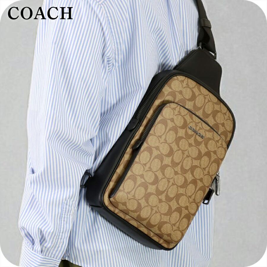 COACHコーチバッグ CO910 ショルダーバッグメンズボディバッグ COACH（コーチ） ボディバッグ ウエストポーチ メンズ CO910 QBKHA