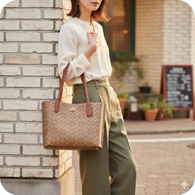 COACH（コーチ） トートバッグ 2way ショルダー レディース PVC