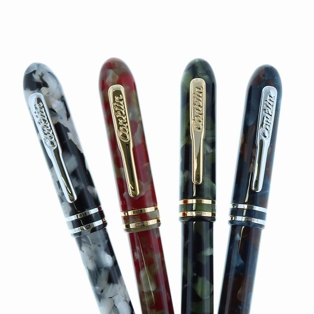 コンクリン ボールペン レジン 台湾 シンメトリック レッドジャスパー