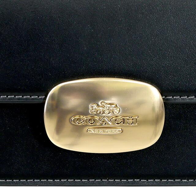 COACH コーチ ショルダーバッグ メッセンジャーバッグ 2way ハンドバッグ レディース CP008 IMBLK ブラック 斜めがけの画像