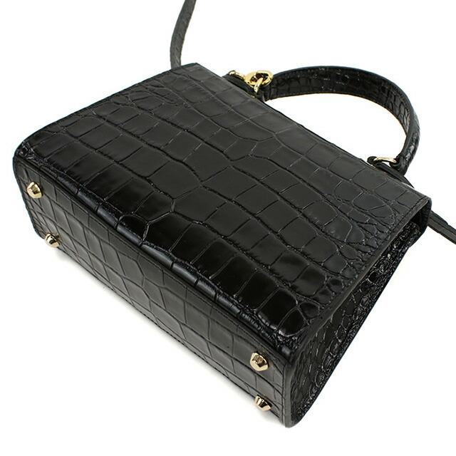 CARBOTTI ブラック レザー ハンドバッグ CARBOTTI カルボッティ ハンドバッグ レディース ブランド