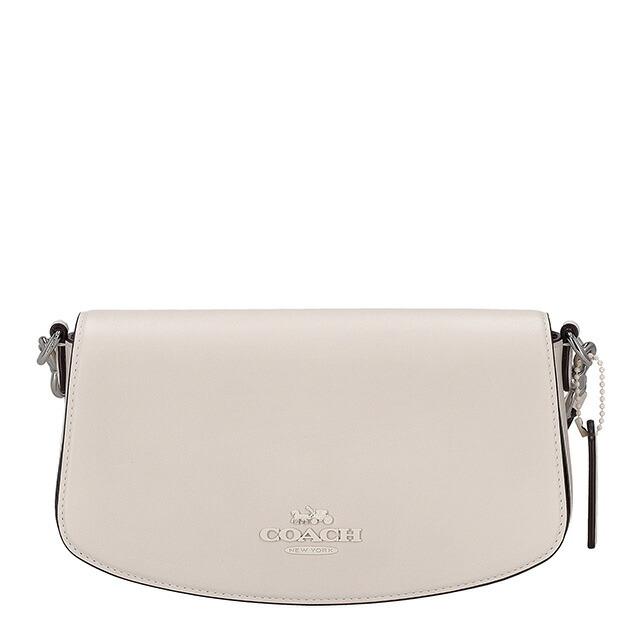 COACH（コーチ） ショルダーバッグ メッセンジャーバッグ レディース CT768 SV HA チョーク/シルバー ホワイト 斜めがけ ...
