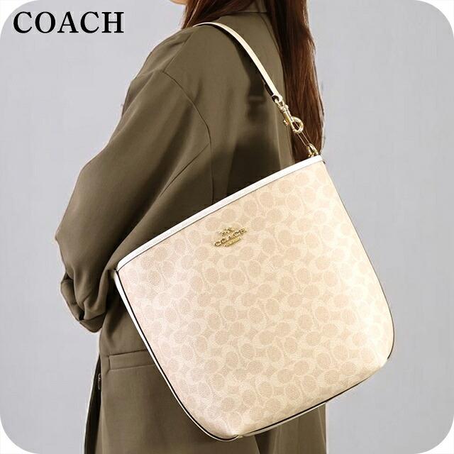 コーチ ハンドバッグ メンズ レディース ブランド COACH レザー CT802 IMXDM ベージュ COACH（コーチ） ハンドバッグ メンズ レディース ブランド レザー