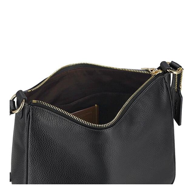 極美品 COACH コーチ ショルダーバッグ キルテッドメッセンジャー ブラック COACH キルティング ブラックショルダーバッグ