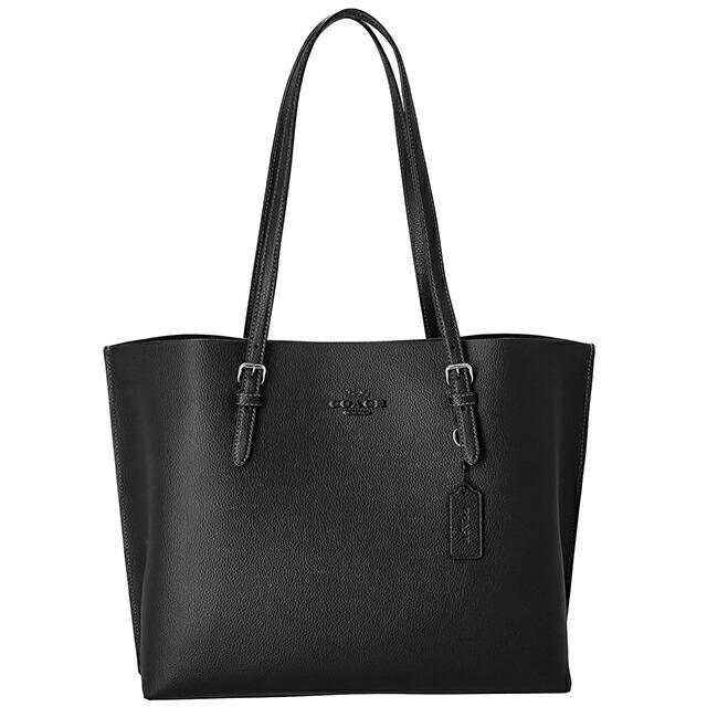 ス*ワ様 COACH ブラック トートバッグ 本革 コーチ トートバッグ レディース ブランド COACH レザー CP036 IMBLK