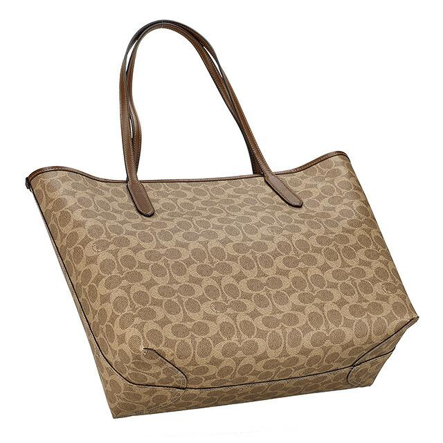Coach ブラウン ロゴトートバッグ COACH コーチ トートバッグ レディース ブランド CV976 ブラウン